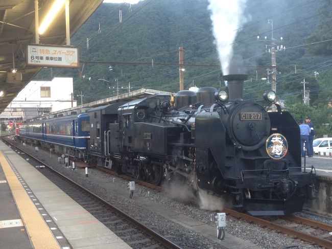 今年の夏に東武鉄道に導入されたSＬ大樹に乗ってきました。