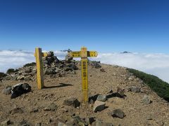 2017年09月　日本百名山３８座目となる、鹿島槍ヶ岳（かしまやりがたけ、標高2,889m）