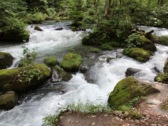 奥入瀬渓流と十和田湖