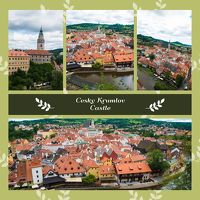 2017.8 　今年もマイルで　チェコ・オーストリア・ポーランド（＆ＩＳＴ・ＳＥＬ）　中世の美しい城と街並み　6）おとぎの国　チェスキークルムロフ　