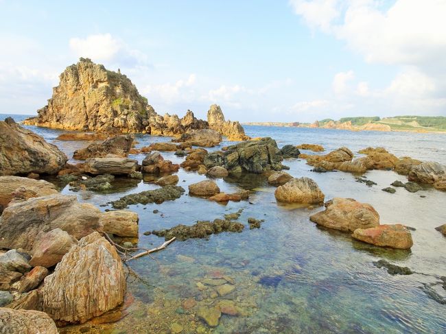 青森の日本海側へは行ったことが無く，行きたかった場所に，ほぼ行けて，お天気もまずまず，満足した旅行となりました。<br />9月9日（土）鶴の舞橋～海の駅わんど～千畳敷～深浦町大岩海岸~<br />　10日（日）斜陽館～高山稲荷神社～竜飛崎~<br />　11日（月）葦毛崎展望台～種差海岸～八戸~<br /><br />