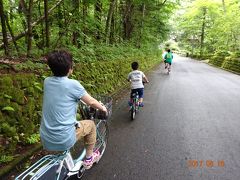 家族で行く軽井沢とその周辺旅行【３日目】　旧軽井沢サイクリング