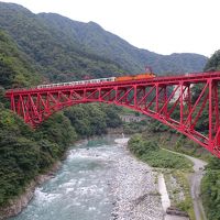 黒部峡谷、トロッコ旅