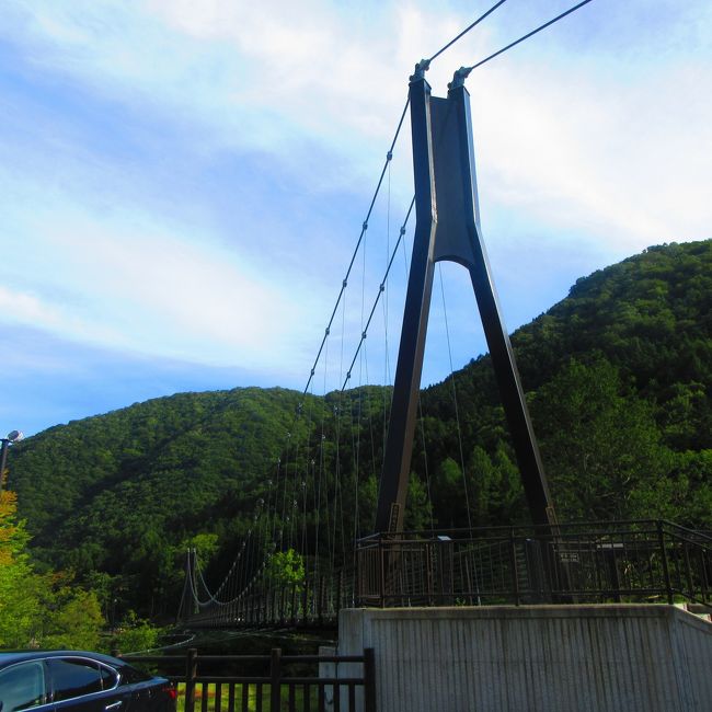 湯西川温泉は立ち寄ったことが何度かあるけれど宿泊は初めてです。昨日の川治温泉からハシゴ。２泊目になります。この「ホテル湯西川」も伊東園ホテルズのグループホテルの一つです。割引券(一人１０００円）を利用しましたので、リーズナブルな宿泊料が更に安くなりました。ホテルの施設は良し・温泉風呂は良し・料理も良しです。年間で２０泊以上していますが、当館はグループホテルのベスト３に評価できます。東京から無料の送迎バス（往復無料だが、有料も条件もある）もあるし、ロケーションも良い。特にこれからの紅葉シーズンは最高だろう。<br />リピートしたいホテルでＡランクに入ります。（チョットほめ過ぎ）<br /><br />表紙の写真は「湯西川」に掛かる大吊橋。湯西川温泉の入口に有る大きな公園「水の郷」で、２時間は過ごせるかな？。施設は立派だしドライブインとしてもＯＫ。観光施設として「平家の里・(有料）」が有る」。平家の落人部落としての歴史があります。<br /><br />写真はたくさん撮ったのですが、帰宅して見たら人物がどの写真にも人が入っていて使えません。ホテルの宣伝旅行記みたいになってしまいました。<br /><br />後記<br />今年の北海道ドライブ・ツーリング（８/30日～９／16日までの１８日間。ひとり旅は1３日まで、で、後半の３日間は二人旅でした。<br />走行距離 ２．８７７km・ＧＡＳ・２５７．７?．リッター １１.2ｋｍ。後半にほとんどクラーを使わなかった所為か、ロングの走行が多かった所為か通常の走行よりＧＡＳは長く持ちました。<br />