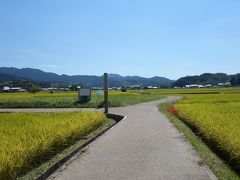 明日香路銀輪行　「いにしえの　都は明日香　川筋に　流れは続き　難波江へと」 