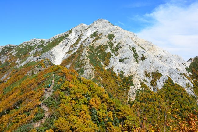 こないだ尾瀬の男前(燧ヶ岳)に登ったので、今回は友人と3人で南アルプスの男前に逢いに行ってきました。<br /><br /><br />【コースタイム】<br />6:23北沢峠⇒8:08双児山8:15⇒11:00甲斐駒ヶ岳11:47⇒14:30仙水峠⇒15:46北沢峠<br /><br /><br />ちなみに過去の4トラ山行記録は<br />2017　燧ヶ岳<br />https://4travel.jp/travelogue/11282635<br />2017　苗場山<br />http://4travel.jp/travelogue/11259329<br />2017　荒島岳<br />http://4travel.jp/travelogue/11251619<br />2017　皇海山<br />http://4travel.jp/travelogue/11249987<br />2017　甲武信ヶ岳<br />http://4travel.jp/travelogue/11247476<br />2017　八丈富士<br />http://4travel.jp/travelogue/11245295<br />2017　山梨・竜ヶ岳<br />http://4travel.jp/travelogue/11239303<br />2017　唐松岳【残雪期】<br />http://4travel.jp/travelogue/11235118<br />2017　谷川岳【冬期】<br />http://4travel.jp/travelogue/11226394<br />2017　黒斑山【冬期】<br />http://4travel.jp/travelogue/11219079<br />2017　東天狗岳【冬期】<br />http://4travel.jp/travelogue/11210055<br />2016　岩木山＆八甲田山<br />http://4travel.jp/travelogue/11178740<br />2016　草津白根山(本白根山)<br />http://4travel.jp/travelogue/11177166<br />2016　四阿山<br />http://4travel.jp/travelogue/11177148<br />2016　立山<br />http://4travel.jp/travelogue/11175831<br />2016　久住山(九重)<br />http://4travel.jp/travelogue/11173480<br />2016　白馬縦走<br />http://4travel.jp/travelogue/11168481<br />2016　月山<br />http://4travel.jp/travelogue/11166353<br />2016　鳥海山<br />http://4travel.jp/travelogue/11166042<br />2016　焼岳<br />http://4travel.jp/travelogue/11162234<br />2016　伊吹山<br />http://4travel.jp/travelogue/11155663<br />2016　仙丈ケ岳<br />http://4travel.jp/travelogue/11154161<br />2016　日光白根山<br />http://4travel.jp/travelogue/11149564<br />2016　会津磐梯山<br />http://4travel.jp/travelogue/11138374<br />2016　雲取山<br />http://4travel.jp/travelogue/11137431<br />2016　上高地<br />http://4travel.jp/travelogue/11128205<br />2016　浅間・黒斑山【冬期】<br />http://4travel.jp/travelogue/11111982<br />2016　上州武尊山【冬期】<br />http://4travel.jp/travelogue/11109580<br />2016　霧ヶ峰(車山)＆北横岳【冬期】<br />http://4travel.jp/travelogue/11095764<br />2016　赤城山【冬期】<br />http://4travel.jp/travelogue/11090094<br />2015　丹沢山<br />http://4travel.jp/travelogue/11073135<br />2015　安達太良山<br />http://4travel.jp/travelogue/11063139<br />2015　羅臼岳<br />http://4travel.jp/travelogue/11053099<br />2015　蓼科山<br />http://4travel.jp/travelogue/11040504<br />2014　恵那山<br />http://4travel.jp/travelogue/10947207<br />2014　日光男体山<br />http://4travel.jp/travelogue/10930229<br />2013　富士山<br />http://4travel.jp/travelogue/10804910<br />2013　至仏山<br />http://4travel.jp/travelogue/10802623<br />2013　木曽駒ケ岳<br />http://4travel.jp/travelogue/10791223<br />2013　瑞牆山<br />http://4travel.jp/travelogue/10779780<br />2013　天城山<br />http://4travel.jp/travelogue/10772754<br />2012　両神山<br />http://4travel.jp/travelogue/10725958<br />2012　金峰山<br />http://4travel.jp/travelogue/10704122<br />2011　八ヶ岳･赤岳<br />http://4travel.jp/travelogue/10624791<br />2011　大菩薩嶺<br />http://4travel.jp/travelogue/10621875