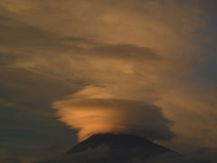 富士山の変わった雲 2017.09.12