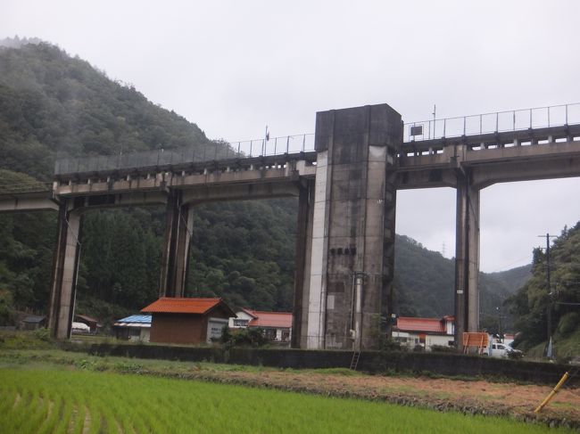 三江線に乗って口羽に向かった後は天空の駅と呼ばれる「宇都井駅」に向かいました。