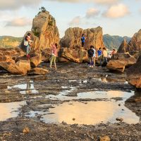 疲れた後の海岸の夕日に感動！～熊野本宮・熊野速玉大社・熊野那智大社・橋杭岩～