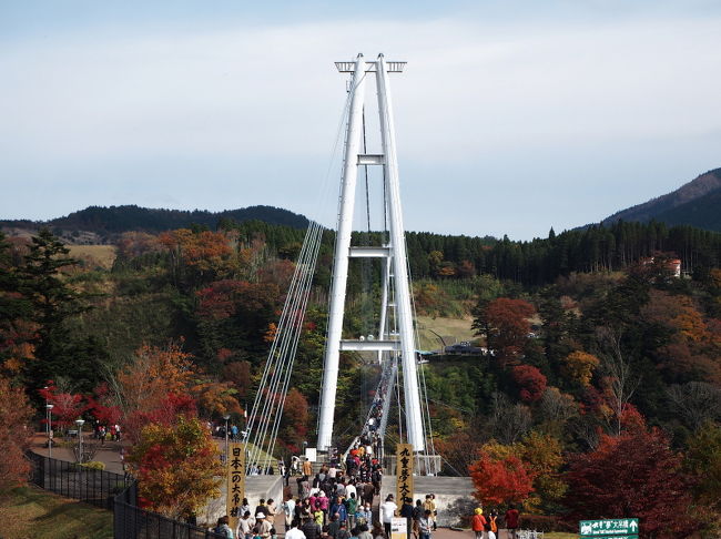 2016年11月秋の紅葉を見に、九重“夢”大吊橋へ行ってきました。