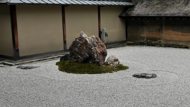 2017.7フィンランドの友人と奈良・京都へ7-龍安寺の緑がきれい