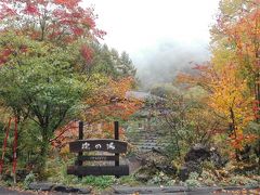 「白骨」紅葉真っ盛りの白骨温泉で日帰り入浴する旅