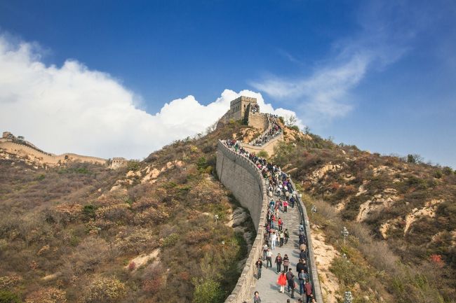 中国の世界遺産（万里の長城）撮ってきました。<br /><br />万里の長城の中でも、最も有名で多くの観光客を集めているのが八達嶺（はったつれい）長城です。北京の北西約70km、車で約1時間半の場所にあり、交通の便も良いため、万里の長城において一般的な観光地といえば、この八達嶺長城です。<br /><br />世界遺産写真集は下記アドレスをご覧ください。<br />http://www.zenpakusan.com/