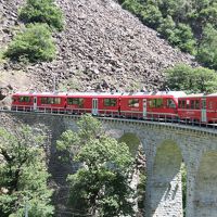 イタリア湖水地方、ドロミテ山塊、アルプス・チロルを巡る旅　⑩　世界遺産レーティッシュ鉄道ベルニナ線（前編）