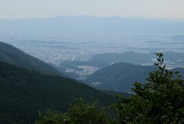 2017秋、比叡山延暦寺の諸堂(6/8)：地蔵、玉体杉、蓮台石、京都遠望、地主権現釣垂石