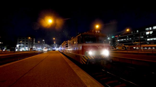 2017.8 22回目のフィンランド旅行5-1～2日目IC273列車（サンタクロースエクスプレス）でロバニエミへ，Simojarviに