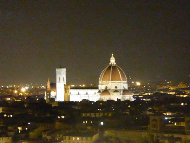 イタリア旅行9日間の3日目~5日目です。<br />朝からヴェネチアを観光し、午後からフィレンツェへと向かいます。<br />フィレンツェでしたいことがたくさんあり、自由時間はいつも急いでいたような…<br /><br />ドゥオモのクーポラとジョットの鐘楼両方、登ることができ<br />郊外のアウトレット「ザモール」に行くことができたので大満足です。<br /><br /><br /><br />↓のような日程で9日間のイタリア周遊です。<br /><br />1日目 関西空港発 ヘルシンキ ミラノ(アッサーゴ泊)<br />https://4travel.jp/travelogue/11187234<br /> 2日目 ミラノ ベローナ ベニス(メストレ泊) <br />https://4travel.jp/travelogue/11187721<br />https://4travel.jp/travelogue/11191642<br /> 3日目 ベニス フィレンツェ (フィレンツェ泊)<br />https://4travel.jp/travelogue/11294816<br />◎4日目 フィレンツェ (フィレンツェ泊)<br /><br /> 5日目 フィレンツェ ナポリ (ナポリ泊)<br /><br /> 6日目 ナポリ カプリ島 ローマ(ローマ泊)<br /><br /> 7日目 ローマ (ローマ泊)<br /><br /> 8日目 ローマ ヘルシンキ 関空へ