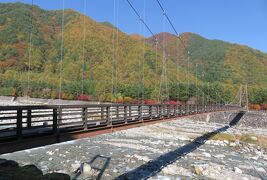 2017秋、紅葉の駒ケ根(4/5)：11月3日(4)：太田切流路工、こまくさ橋、鶏頭山・安楽寺