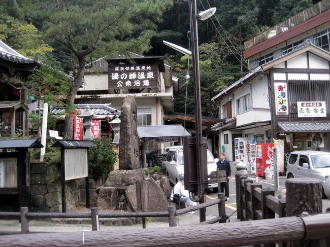 「忍者の里」から「湯の峰温泉」までの7時間半。<br />途中「道の駅」で休憩しながらではあるが、さすが疲れました。<br /><br />たどり着いた「駅の道　奥熊野古道ほんぐう」は想像に反して狭く居心地良くなさそうだ。<br />ﾊﾟｰﾄﾅｰが良く覚えていました。しかもネットでも検索して2年くらい前の駐車場の状況を確かめていて「2年位前でも20年前と同じく駐車できる！」というのです。<br />息子家族からプレゼントされたタブレットが大活躍のﾊﾟｰﾄﾅｰである。<br /><br />それでその駐車場に行ってみることにしました。