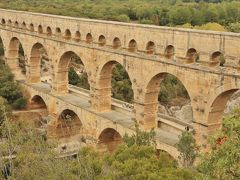 フランス 美しい街並みと世界遺産を訪ねて（6）古代ローマの巨大水道橋　ポン・デュ・ガール