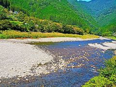 熊野古道-4　近露王子跡　石碑と巨木に面影残し　☆休憩・昼食は素朴な弁当