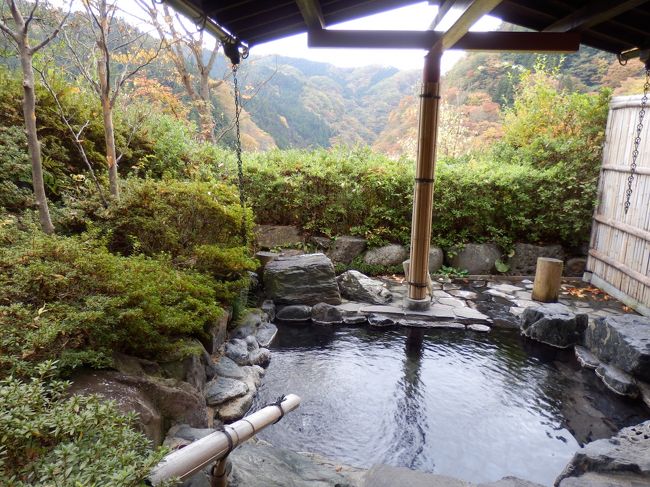 キツネ村と温泉目的の2泊3日の東北旅行。<br />1泊目は白石市の神経痛の名湯しんゆ<br />という旅館に宿泊し、渓流沿いの遊歩道を歩いてみます。<br />