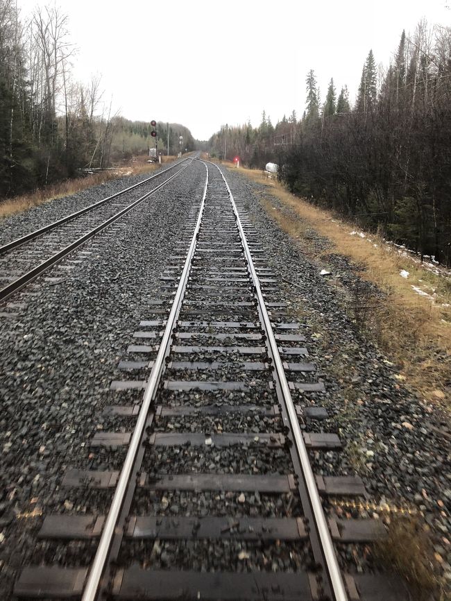 カナダでやりたい事の1つであったVIA鉄道でのカナダ横断の旅。トロントからバンクーバーまでを4泊5日で横断しました。<br />が最初から3時間45分の遅れが出たとメールが来たので本来の出発は22時ですが翌日の1時45分に変更。<br />遅れることで有名なVIA鉄道。<br />これもある意味旅の醍醐味?