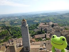 ウンブリア＆トスカーナで夏休み　サン・ジミニャーノ　1　～塔から緑のトスカーナを一望！～