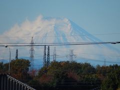 ふじみ野市から見られた富士山