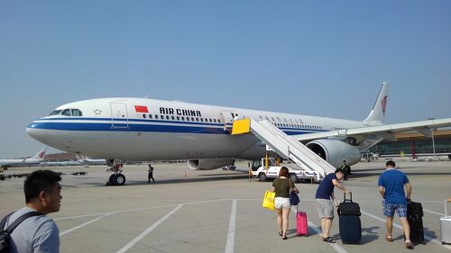 AIR CHINA 777-300ER 中国国際航空 エアチャイナ スタンド付き AIR CHINA 777-300ER 中国国際航空 エアチャイナ スタンド付き