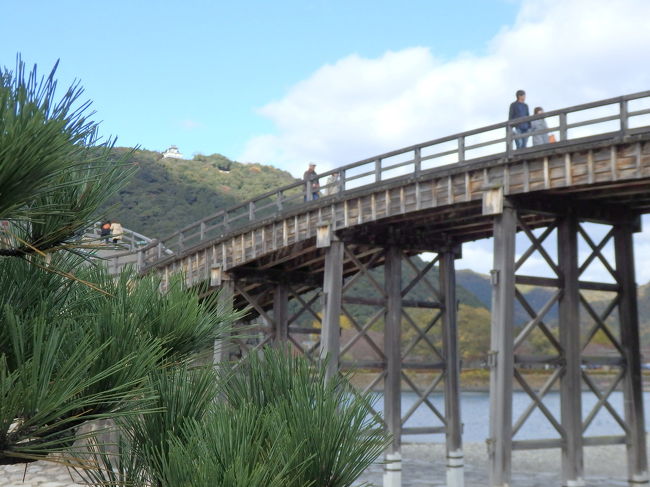 山口県岩国市の錦帯橋をメインに観光してきました。<br />またまた日帰りの旅です( ´∀`)<br />