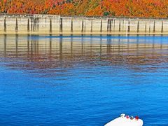 上信越-5　奥只見ダム＊紅葉　日本一の水力発電量　☆秘境 奥只見・バスツアーで人気