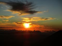 標高4,200ｍから見る雲海に沈む夕日＠ハワイ島だけ８泊９日（6＝最終)