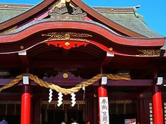 笠間-1　笠間稲荷神社　豪壮な楼門・華麗な本殿に参拝　☆大鳥居も再建・菊花咲くとき