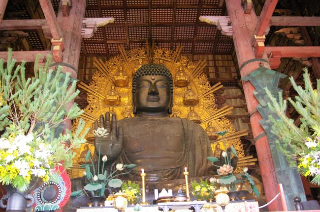 久しぶりの関西出張でふらりと行きたくなった東大寺。中学の修学旅行以来なので、初めて来た様なもの。大仏には感動でした。