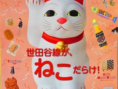 【東京散策69-2】期間限定運行の幸運の招き猫電車(⌒∇⌒)ノ" に乗って！見た！