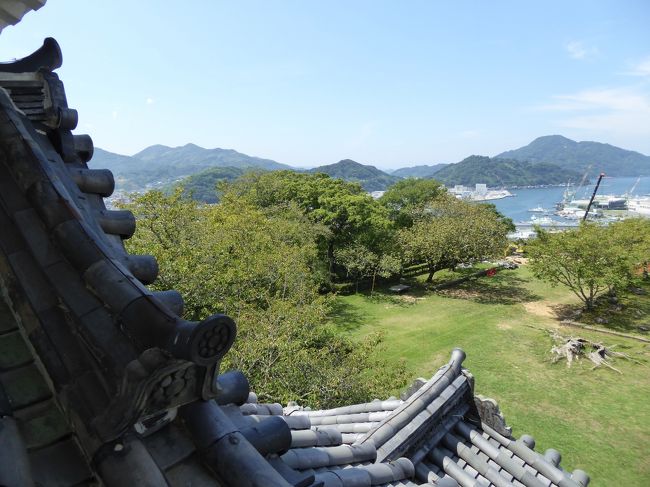 初秋の愛媛旅行♪　Vol16(第2日)　☆宇和島：「宇和島城」城からのパノラマ♪