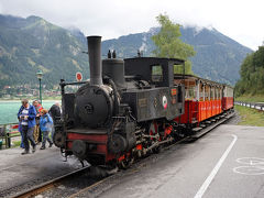 ラックレールの蒸気機関車アッヘン湖鉄道