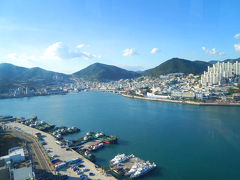 麗水の青い海と空を抱く、麗水海上ケーブルカー！ 