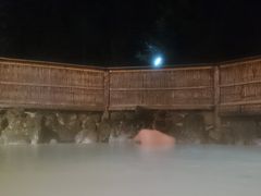 福島県 猪苗代と高湯温泉 (6-4) 安達屋旅館の囲炉裏料理と雪見露天風呂