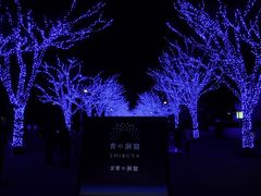 ２０１７年１２月　東京２日目　その３　渋谷のイルミネーション　青の洞窟