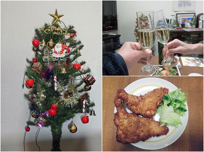 日曜日だとしっかり呑めないので<br />土曜日にクリスマス・パーティーを~(^_-)-☆<br /><br />祭事好きの嫁とふたりだけの~<br />クリスマス・パーティーでしたぁ・・・(*^^)v<br /><br />