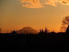 12月27日に見られた素晴らしい影富士