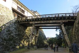 2017暮、滋賀と京都の日本百名城(3/17)：彦根城(3/11)：登り石垣、彦根城博物館