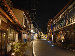 【奈良県】天川村、洞川温泉、ひっそりと寒い夜、行者の宿 角甚