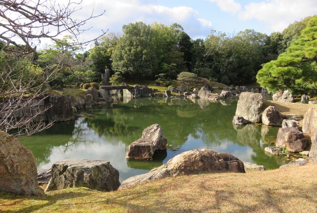 2017暮、滋賀と京都の日本百名城(13/17)：二条城(2/6)：二の丸御殿、二の丸庭園