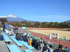 富士山女子駅伝を見て来ました 2017.12.30 =2.富士陸上競技場で駅伝観戦=