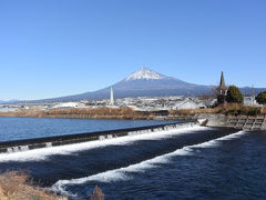 散歩　お天気が良いので富士山を見ながら歩きました 2018.01.04
