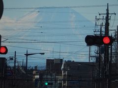1月4日、上福岡駅付近の風景