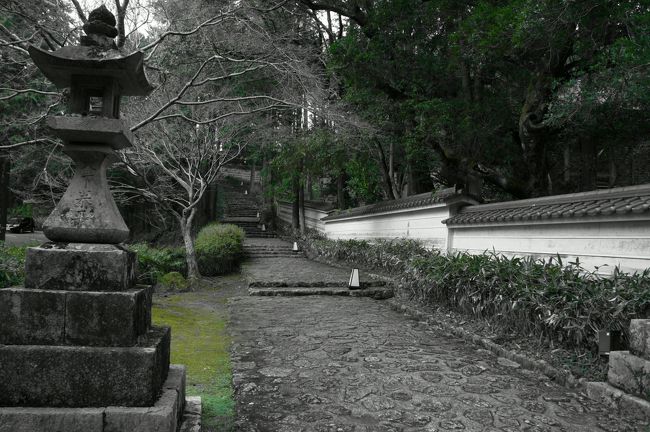 こんぴらさんから高知自動車道で１時間半ほど移動して高知市へ。<br />街中から近い高台にある竹林寺へきました。